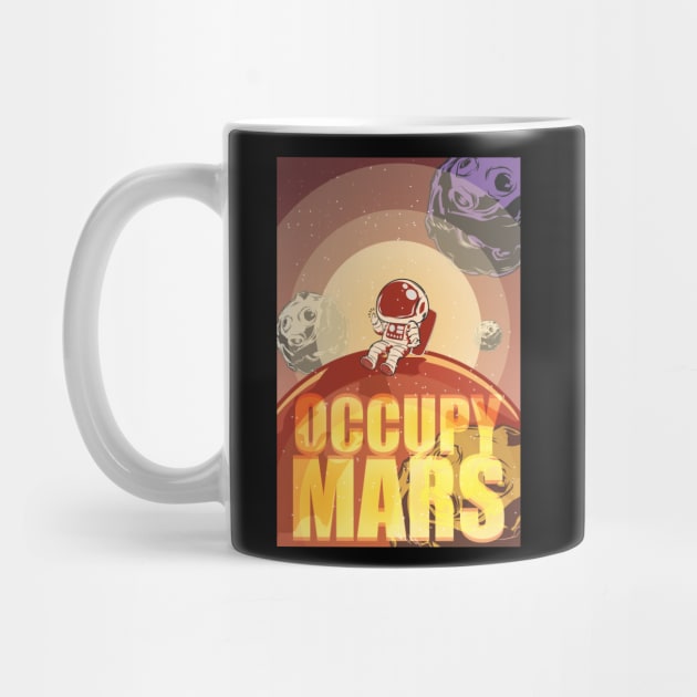 Occupy Mars Tshirt by avshirtnation